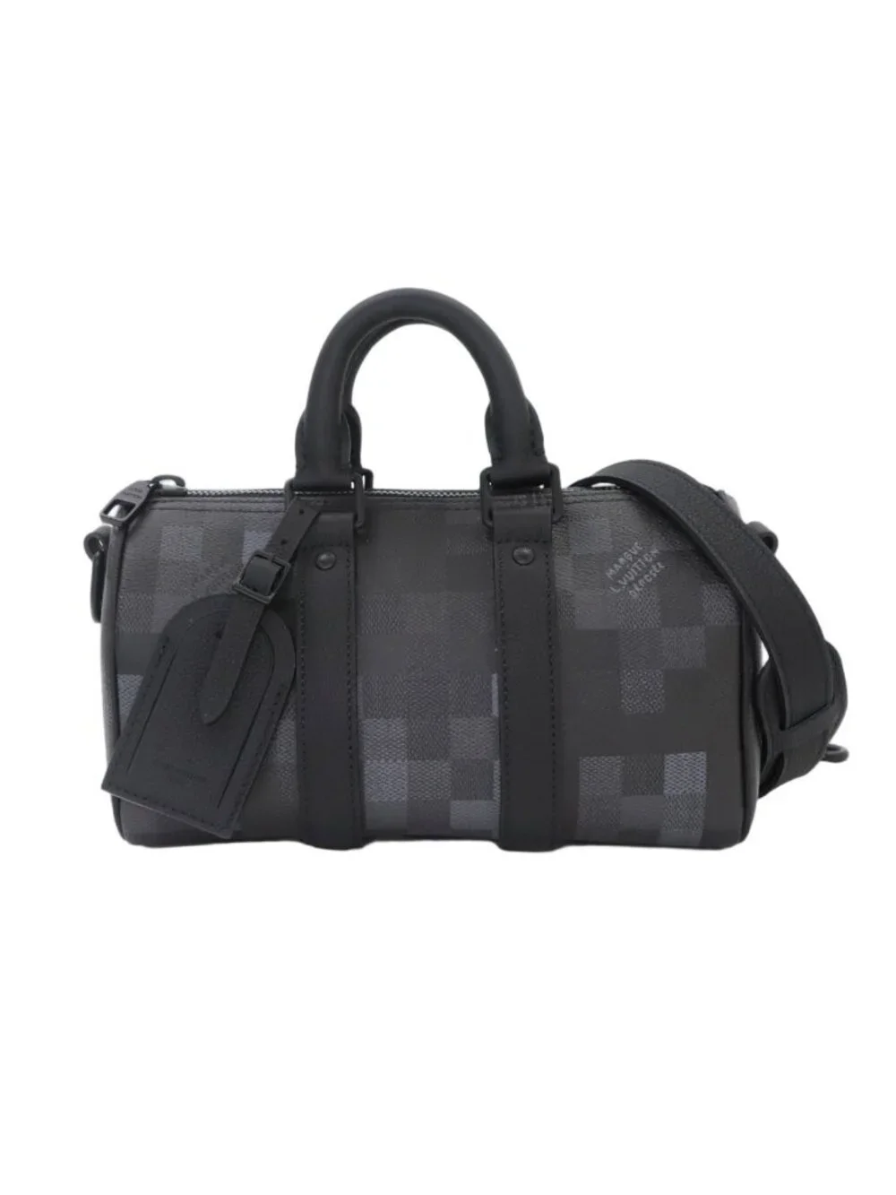 Louis Vuitton Damoflage Black Keepall Bandouliere 25 2-Way Shoulder Bag